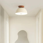 Cream Iron Hallway Ceiling Fixture