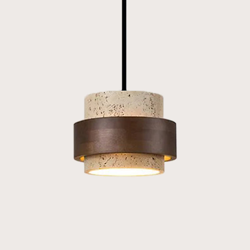 Retro Stone Wabi Sabi Pendant Light