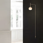 Minimalist Metal Long Pole Arm Tempo Led Wall Sconce