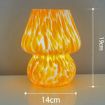 Creative Glass Retro Mushroom Table Lamp