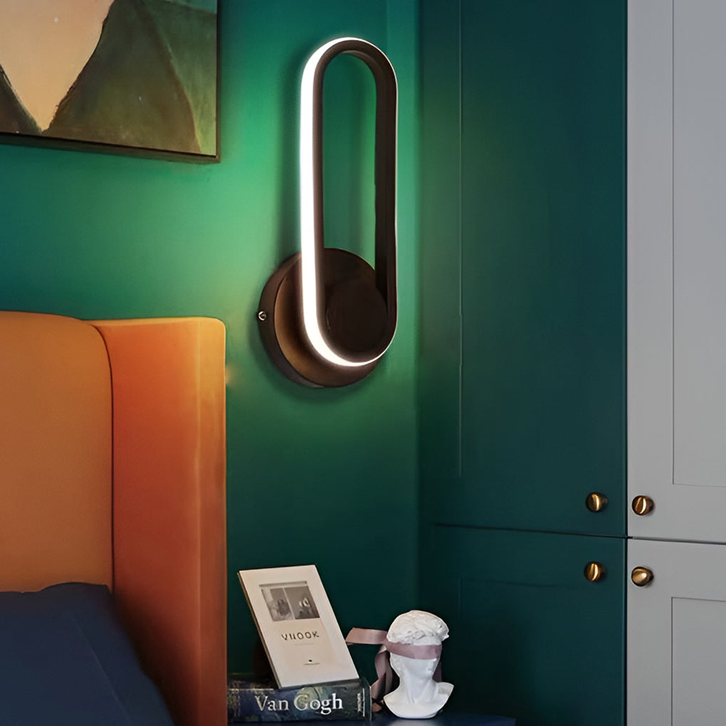 Rotatable Rounded Rectangular Led Nordic Wall Lamp