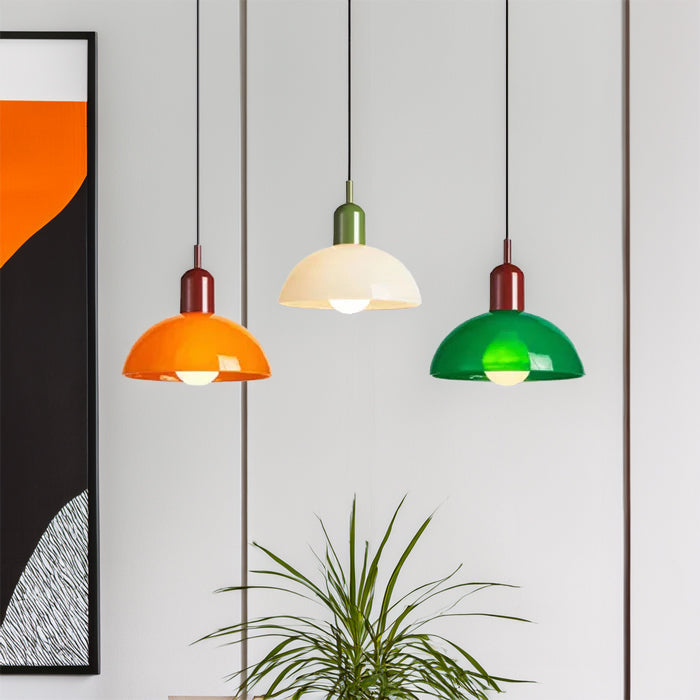 Colorful Bowl Pendant Light