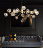 Glass Ball Cascade Chandelier