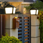 Cottage Shaped Modern Solar Fence Post Lights Li002306