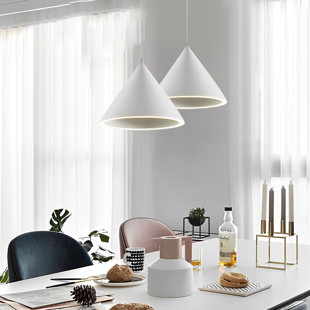 Conical Led Macaron Color Nordic Pendant Light Li002188