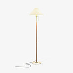 Antique Style Pleated Floor Lamp