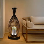 Industrial Courtyard Waterproof Caged Led Floor Lamp