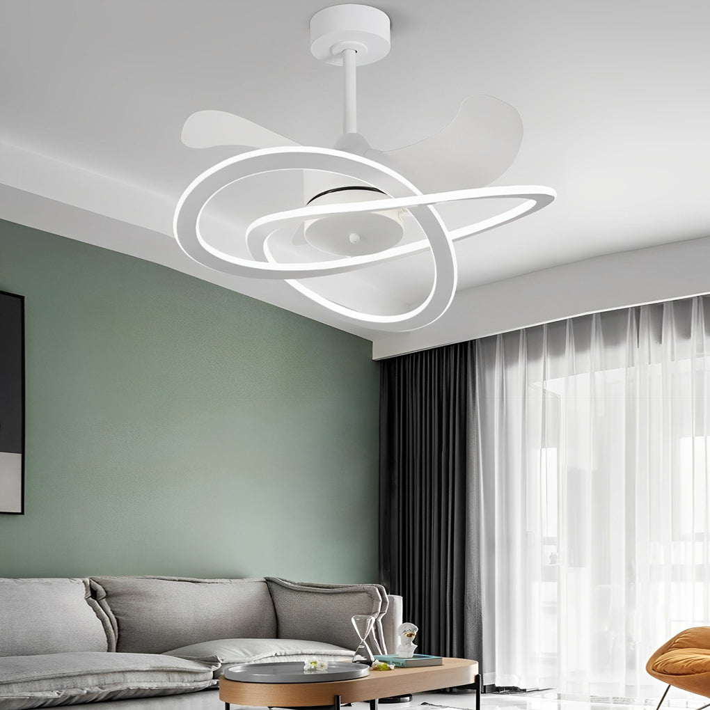Waves Flower Bladeless Ceiling Fans Ha082734