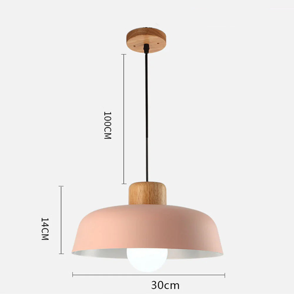 Nordic Toned Metal Pendant Light