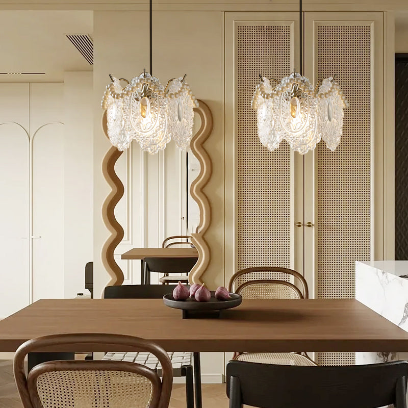 Glass French Style Pendant Light Li002584