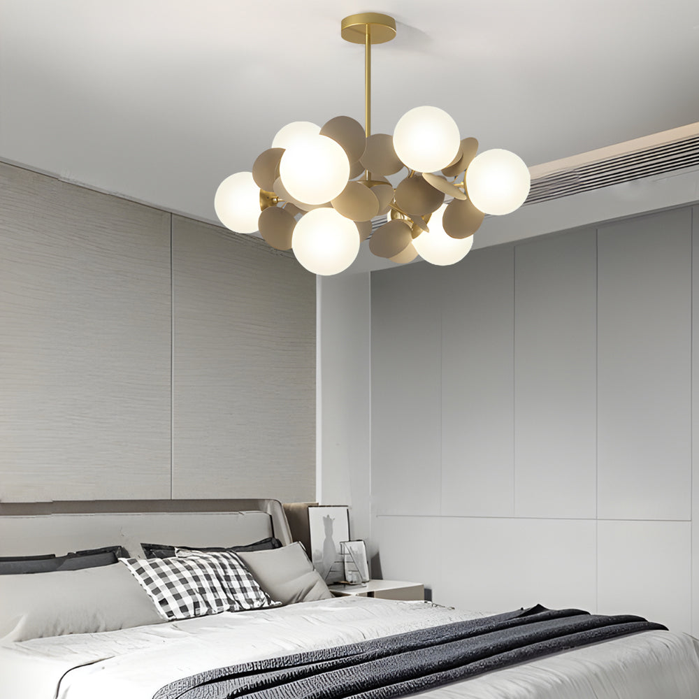 Nordic Chandelier Multicolored Board Art Branch Style Pendant Lights