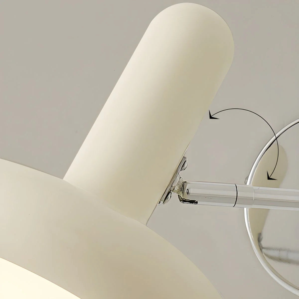 Mid Century White Wall Light