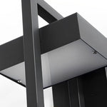 Rectangular Black Outdoor Wall Lamp Ha077342