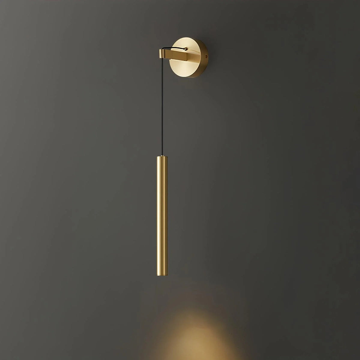 Linear Brass Wall Light