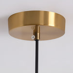 Circular Electroplated Nordic Chandelier
