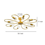 Simple Flower Ceiling Lights Fixture Ha097939