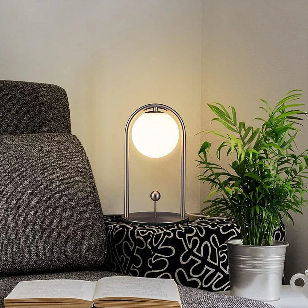 A Modern Cream Style Atmosphere Table Lamp With A Touch Of Luxury