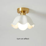 Minimalist White Dome Ceiling Light