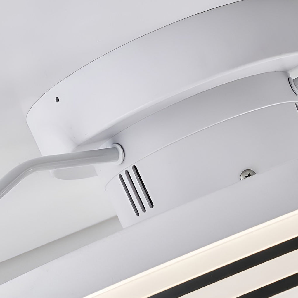 Round Stepless Dimming Modern Ceiling Fan Li001946