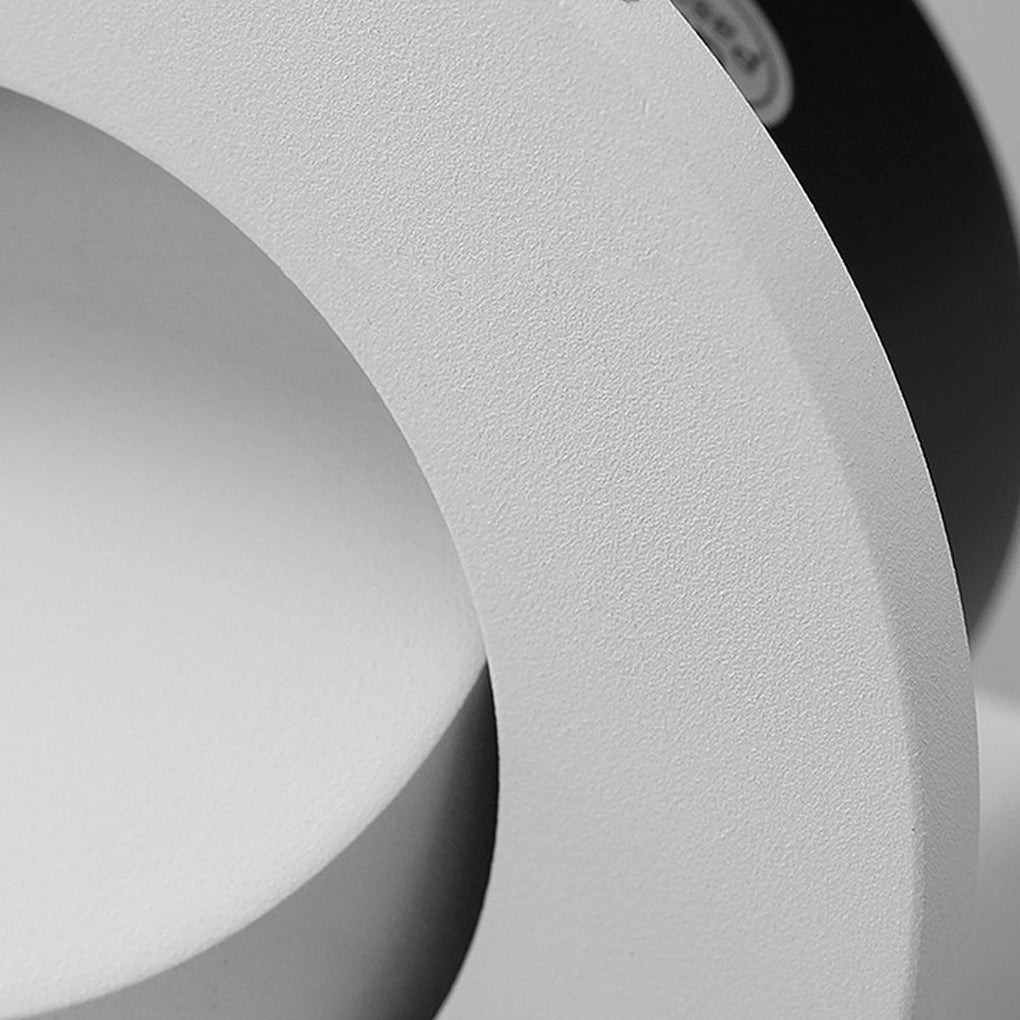 Round Square Adjustable Led Recessed Nordic Wall Lamp