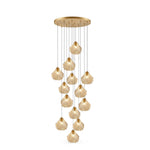 Shell Mini Pendant Light – Hand-Blown Glass & Brass
