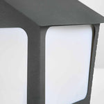 Cottage Shaped Modern Solar Fence Post Lights Li002306