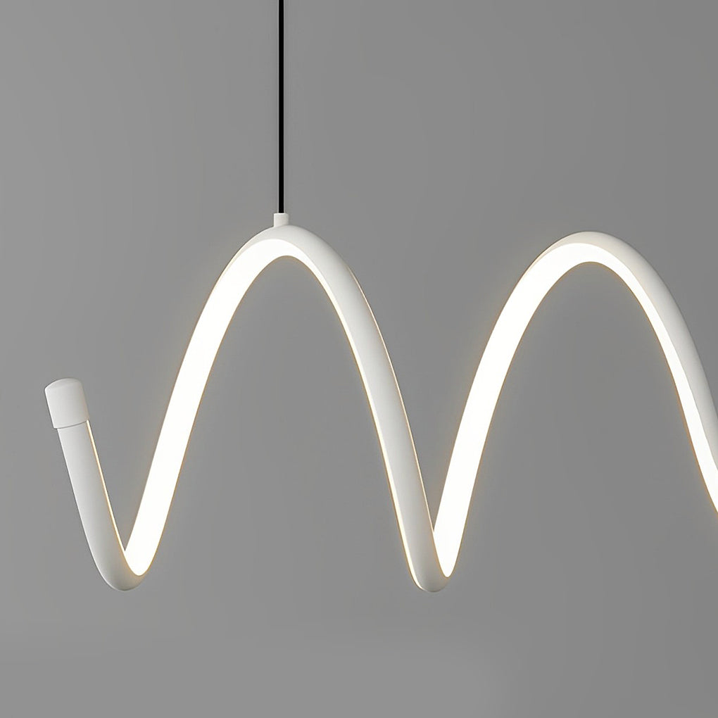 Waves Circular Led Pendant Light Ha081941