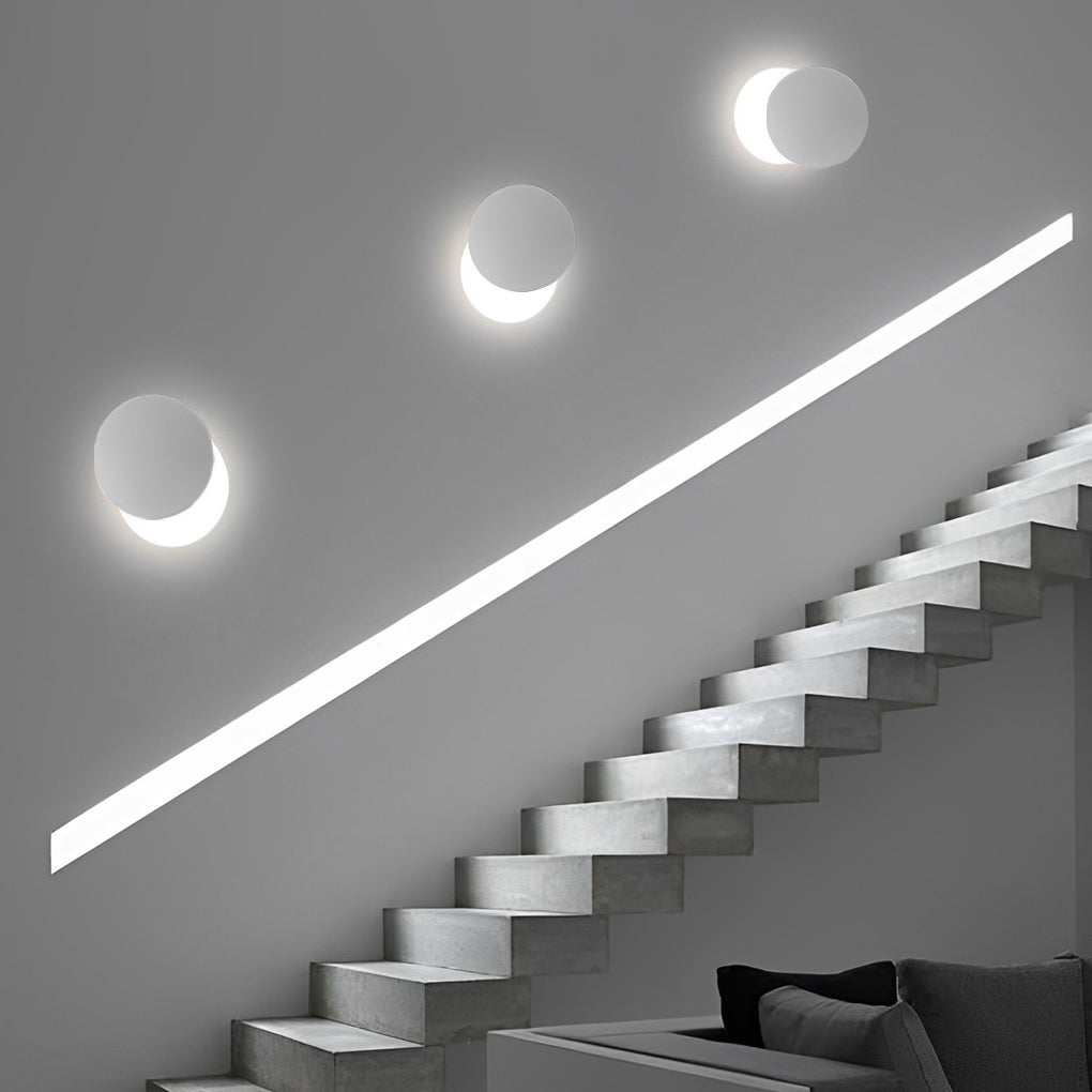 Aurelia 360° Rotating LED Wall Sconce in Matte Black or White
