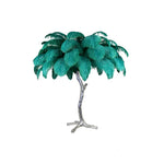 Feathered Elegance Table Lamp