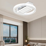 19 7 In Nordic 6 Speeds Bladeless Ceiling Fan With Led Light Remote Control