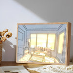 Ins Dimmable Led Painting Night Light Ha090908