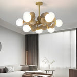 Nordic Chandelier Multicolored Board Art Branch Style Pendant Lights