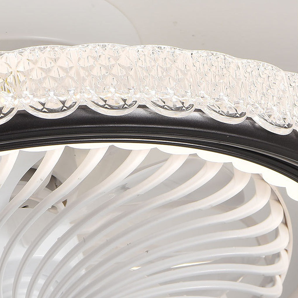 Round Bladeless Ceiling Fans Ha084069