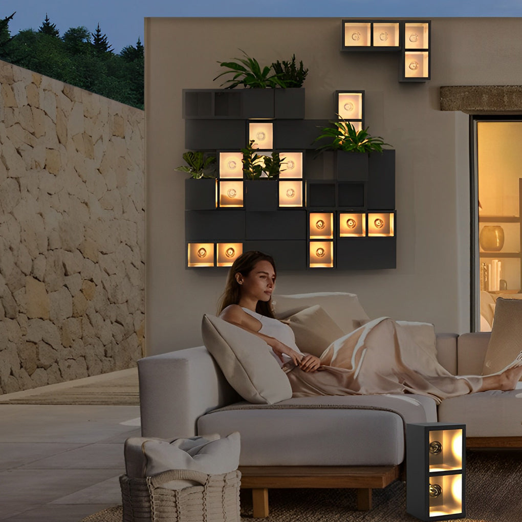 Waterproof Black Wall Lamp Ha091504