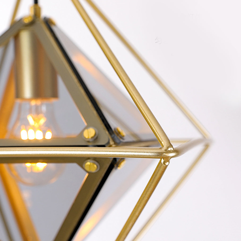 Geometric Glass Pendant Lights Li002220