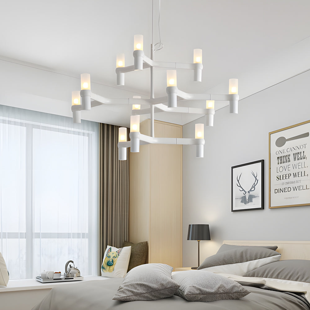 Creative Metal Special Shaped Geometric Led Designer Nordic Chandelier