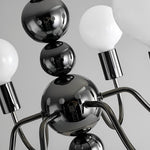 Aurelia Glass Globe Chandelier — Modern French Minimalist Pendant Light