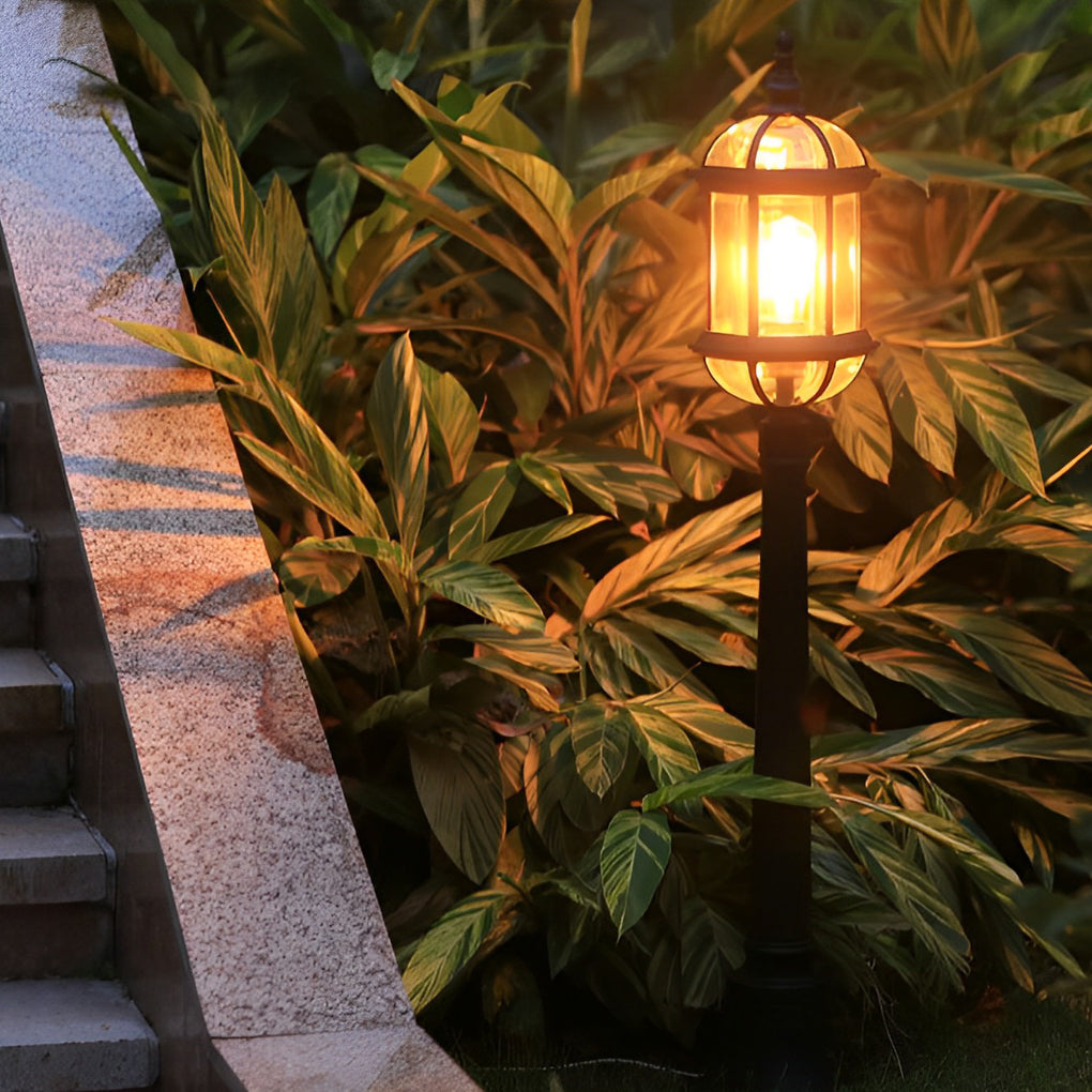 Golden European LED Pathway Lamp for Garden and Courtyard