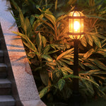 Golden European LED Pathway Lamp for Garden and Courtyard