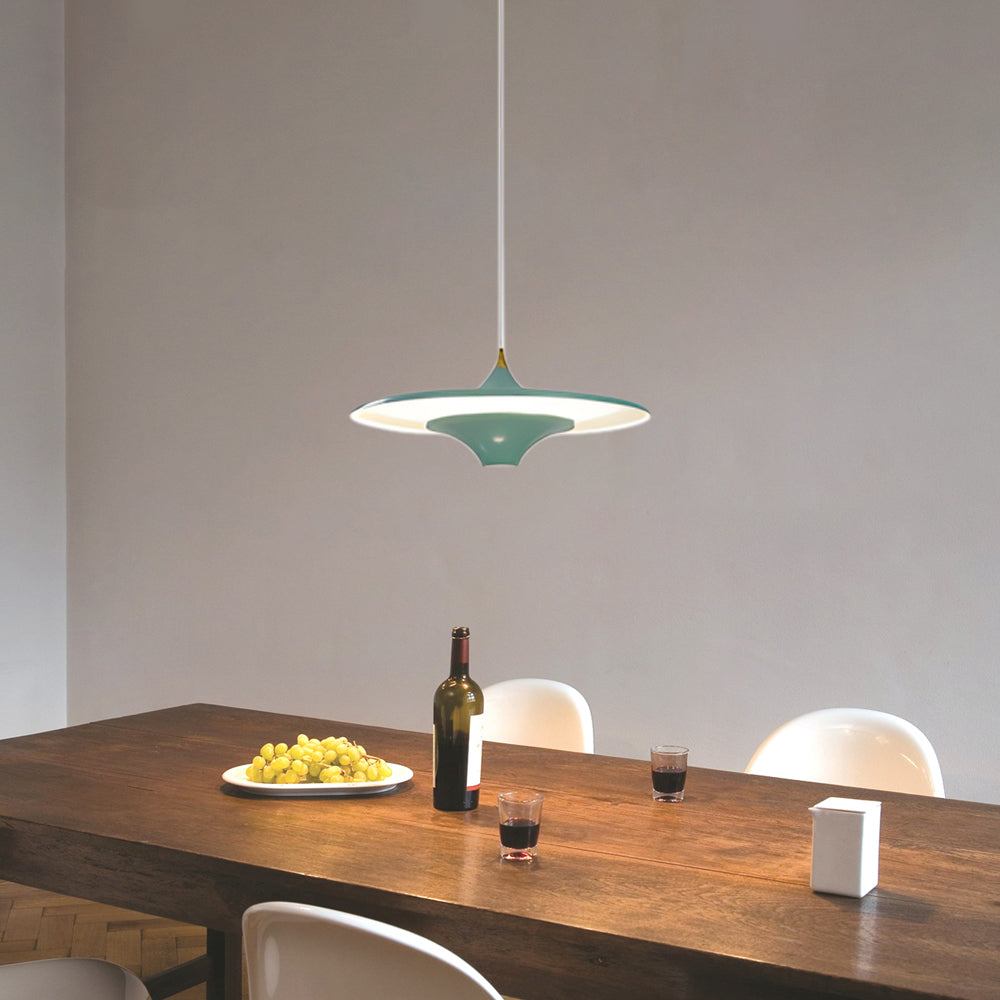 13 8 1 Light Round Ufo Pendant Lights Led Metal Hanging Lighting Small Spaceship Pendant Lamp For Bar