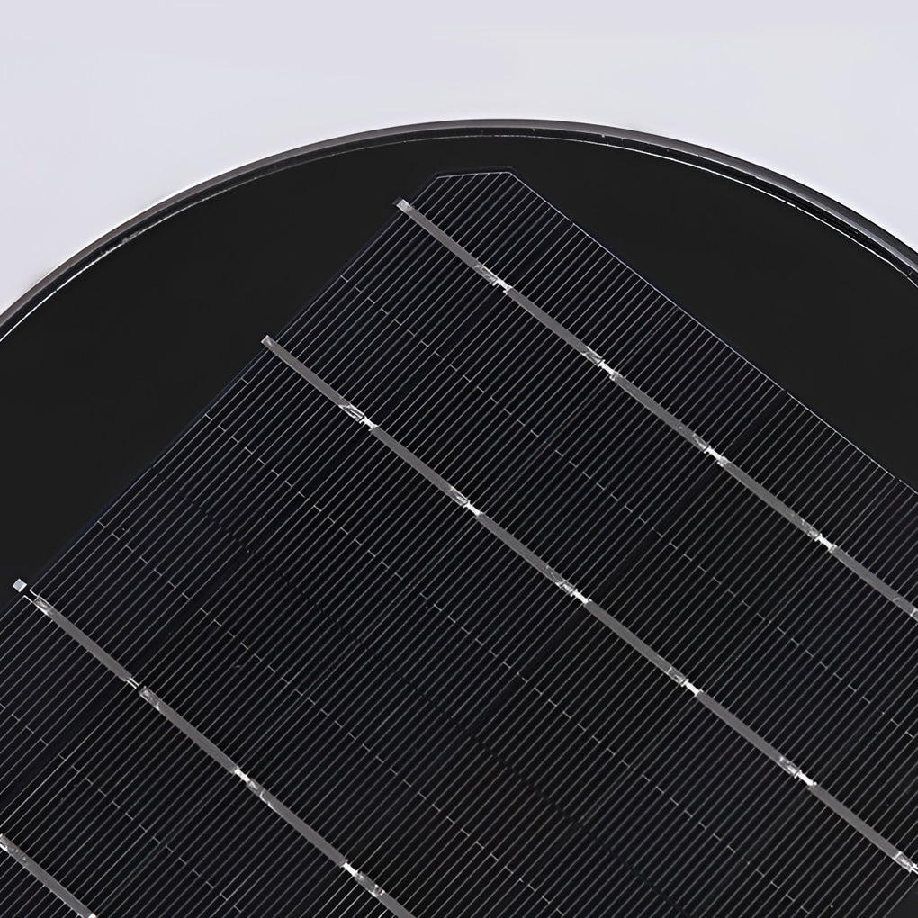 Tapered Solar LED Pathway Light in Black Aluminum for Modern Outdoor Spaces
