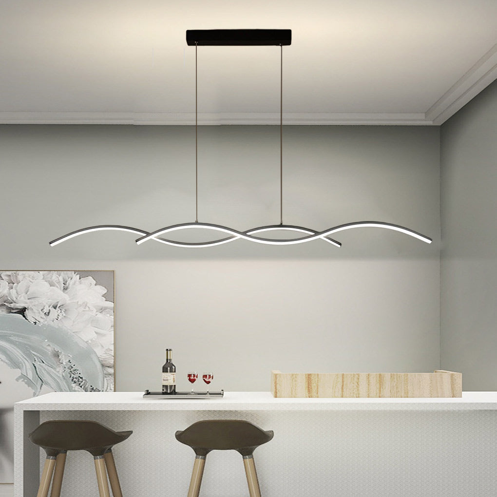 Wavy Lines Kitchen Ceiling Lamp Ha082788