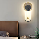 Creative Mute Clock Shaped Wall Lamp Li001948