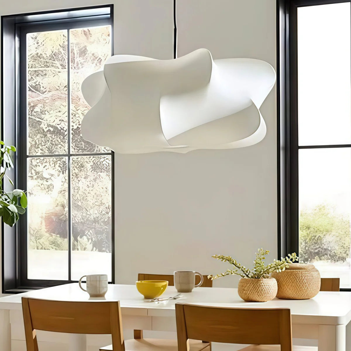 Alloliving Silk Hanging Lamp