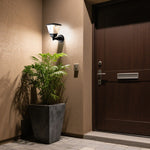 Modern Outdoor Wall Sconce with Warm LED Glow