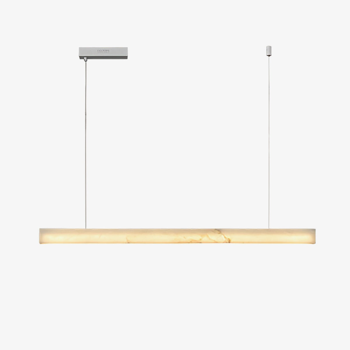 Velmore Linea Alabaster LED Pendant Light – Modern Linear Chandelier