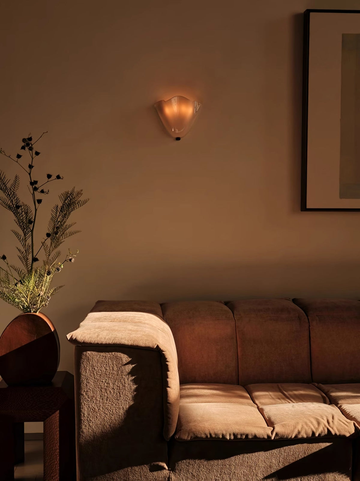 Petalia Sculptural Glass Wall Sconce | Modern Organic Lighting