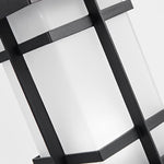 Black Vintage Solar Fence Post Lights Li002155