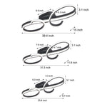 Musical Symbols Aluminum Led Ceiling Lights Ceiling Lighting