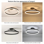 Sleek Round Nordic Ceiling Light